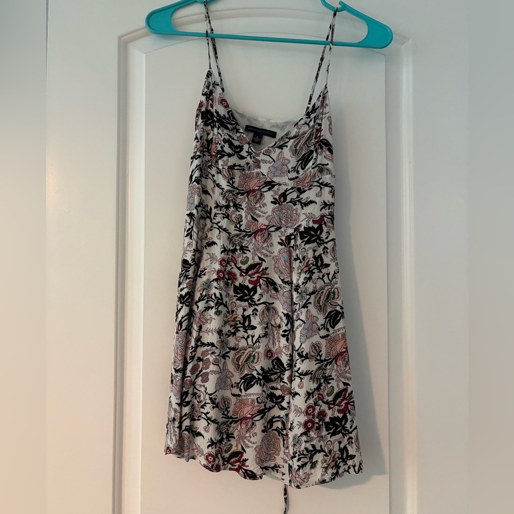 American Eagle Outfitters Chic Floral Spaghetti Strap Dress